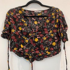 Tularosa Scrunch Floral Top
